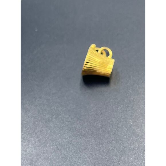 Joan Rivers Vintage Collectible Red Gold Enamel Mug Coffee Cup Jewelry Charm - Picture 2 of 9